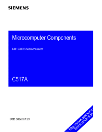 Datasheet C517A производства Siemens